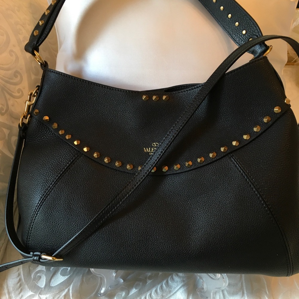 Valentino Garavani Rockstud Hobo Bag